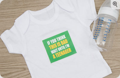 Unbranded `f You Think This Is Bad...`Baby T-shirt in a Bottle