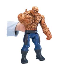 This 13 inch figure features a built in handle that puts you in control of the Thing in