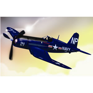 A detailed  collector quality diecast replica of the F4U-6N Corsair US Navy. Each Armour Collection 