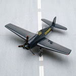 A detailed collector quality diecast replica of the F6F-5 Hellcat US Navy Blue Angels. Each Armour C