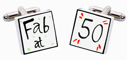 Fab at 50 Cufflinks