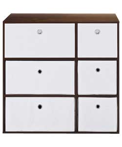 Unbranded Fabriano Wenge 6 Drawer Chest