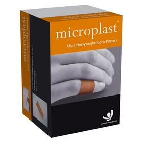 Unbranded Fabric Plasters Winged - Fingertip (Pack of  50)