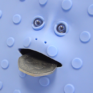 Unbranded Face Bank Money Box - Blue