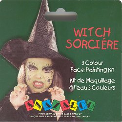 Face paints kit - 3 colour - Witch