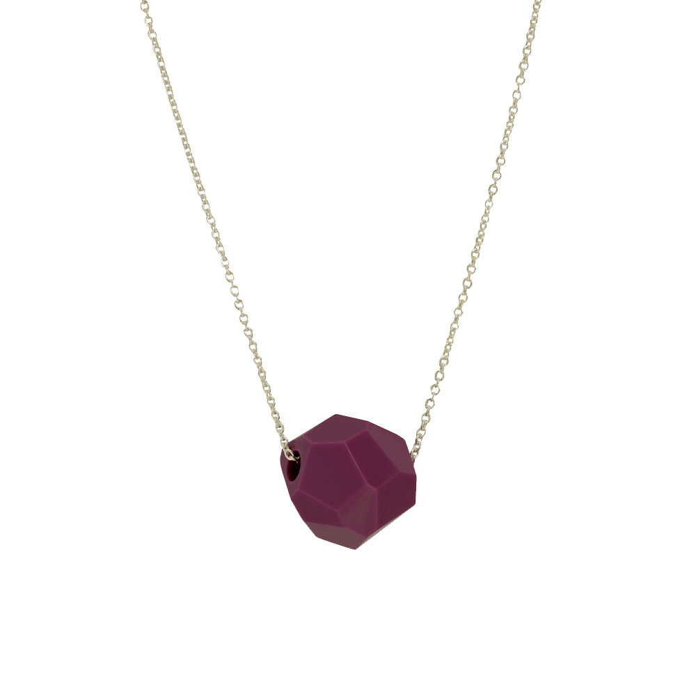 Unbranded Facet Pendant - Purple