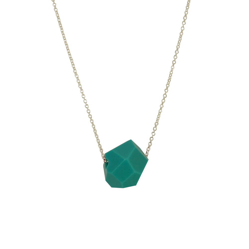 Unbranded Facet Pendant - Turquoise