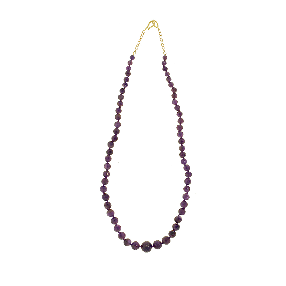 Unbranded Faceted Amethyst Necklace