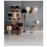 Unbranded Faceted Black Silver Table lamp