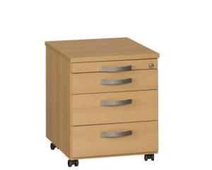Unbranded Facts 4 drawer mobile pedestal(beech)