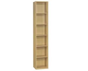 Unbranded Facts 5 shelf narrow bookcase(beech)