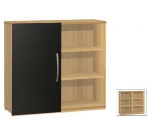 Unbranded Facts cube 6 compartment beech/black