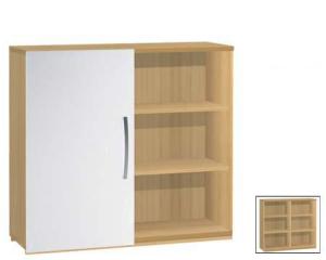 Unbranded Facts cube 6 compartment beech/white