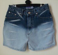 Faded Denim Shorts - waist 66cms (26ins)