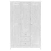 Unbranded FairhavenTriple Wardrobe, White