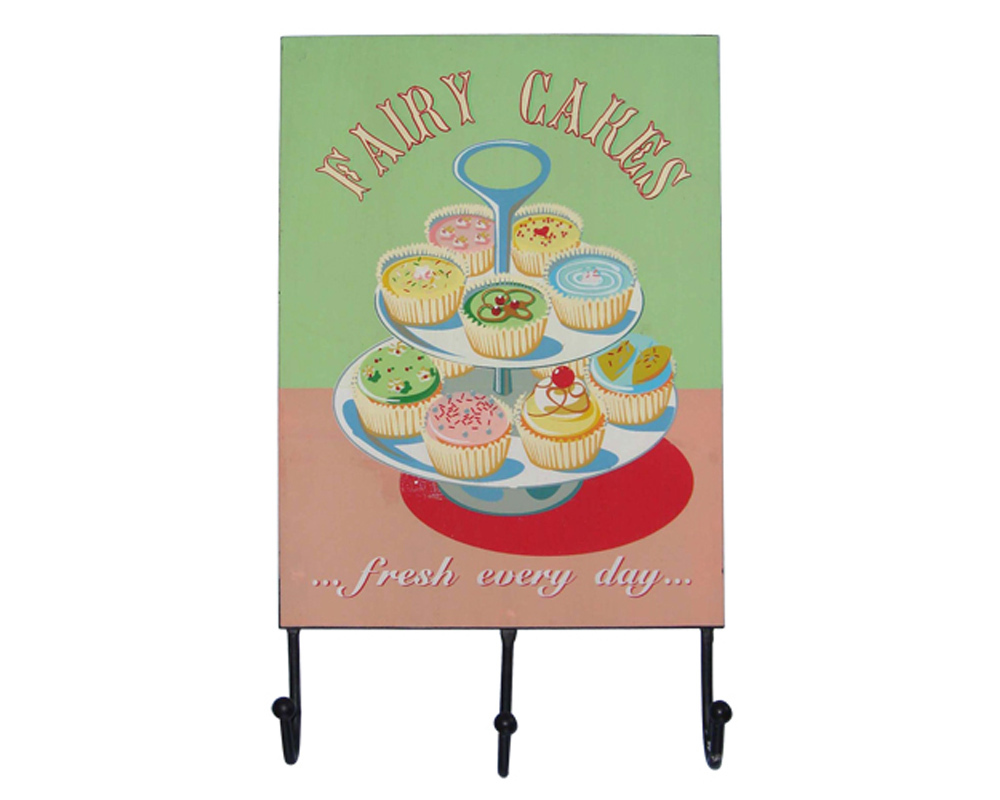 Unbranded Fairy Cake Wall Hooks