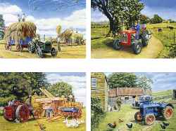 As our famliy picnic jigsaw proved so popular... Tractors  steamrollers and busy farmyard workers