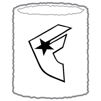 Famous Stars And Straps - wristband White wristband