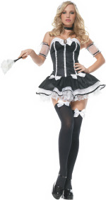 Unbranded Fancy Dress - Adult 5 Piece Charming Chambermaid Costume Small