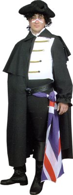 Unbranded Fancy Dress - Adult 80s Highway Adam Ant Costume