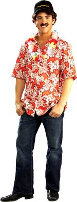 Unbranded Fancy Dress - Adult 80s Magnum P.I. Hawaiian Costume