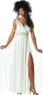Includes dress and headpiece.