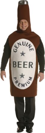 Comical costume for any bring a bottle party.