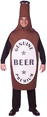 Unbranded Fancy Dress - Adult Beer Bottle Costume