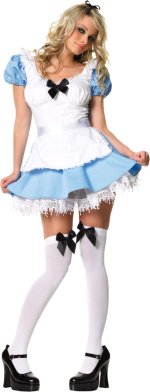 Unbranded Fancy Dress - Adult Blue Alice Costume Extra Small