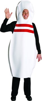 Unbranded Fancy Dress - Adult Bowling Pin Costume