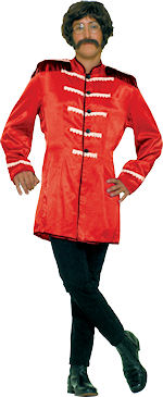 Unbranded Fancy Dress - Adult British Explosion 60s Costume RED