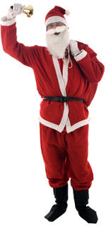 Unbranded Fancy Dress - Adult Budget Santa Suit