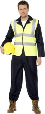 Unbranded Fancy Dress - Adult Builder Costume
