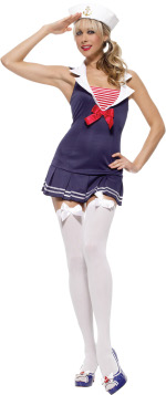 Unbranded Fancy Dress - Adult Cadet Sailor Costume
