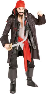 Unbranded Fancy Dress - Adult Capt Cutthroat Pirate Costume