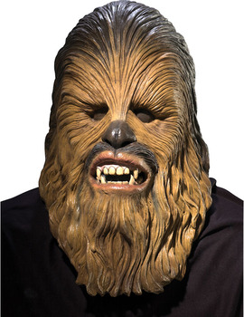 Unbranded Fancy Dress - Adult Chewbacca Deluxe Latex Mask