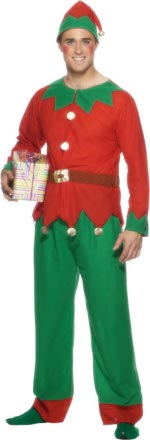 Unbranded Fancy Dress - Adult Christmas Elf Costume