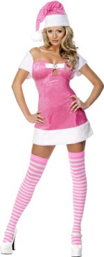 Unbranded Fancy Dress - Adult Christmas Present Costume PINK Small