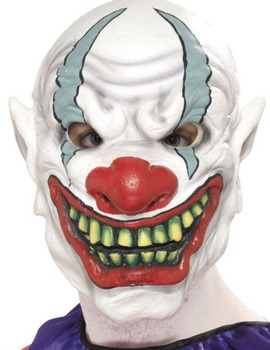 Unbranded Fancy Dress - Adult Clown Halloween Mask