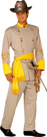 Unbranded Fancy Dress - Adult Confederate General Army Costume