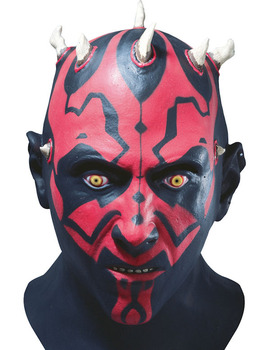 Unbranded Fancy Dress - Adult Darth Maul Deluxe Latex Mask