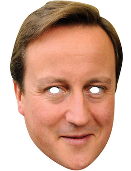 Unbranded Fancy Dress - Adult David Cameron Cardboard Mask