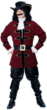 Unbranded Fancy Dress - Adult Deluxe Captain Pirate Costume
