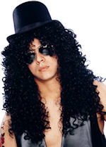 Unbranded Fancy Dress - Adult Deluxe Curly Rocker Wig