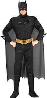 Unbranded Fancy Dress - Adult Deluxe Dark Knight Batman Super Hero Costume