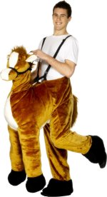 Unbranded Fancy Dress - Adult Deluxe Horsing Around Costume