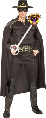 Unbranded Fancy Dress - Adult Deluxe Zorro Costume