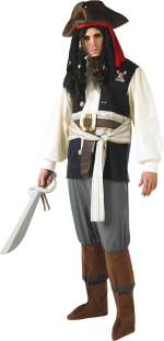 Unbranded Fancy Dress - Adult Disney Jack Sparrow Pirate Costume