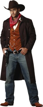 Unbranded Fancy Dress - Adult Elite Quality Gunslinger Cowboy Costume