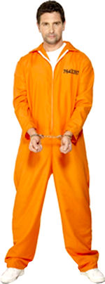 Unbranded Fancy Dress - Adult Escaped Convict Costume